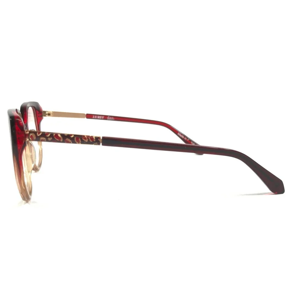 J.F. Rey Petite Eyeglasses Frame PA093 3050 Gradient Red Gold Cat Eye 48-16-140